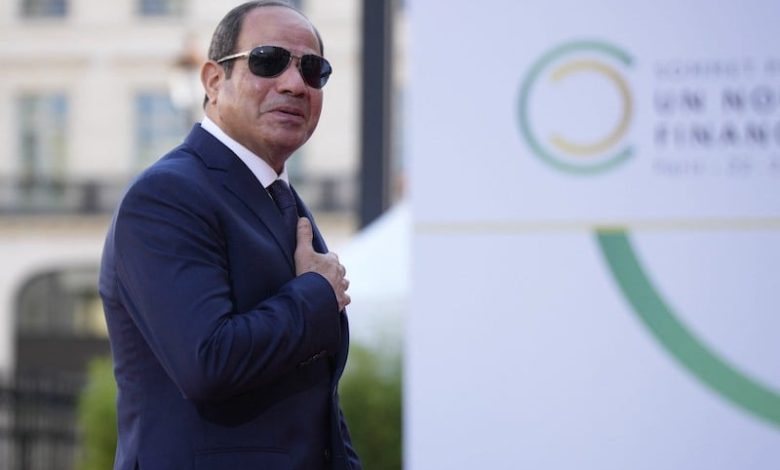 الرئيس المصري يعلن ترشحه لولاية جديدة